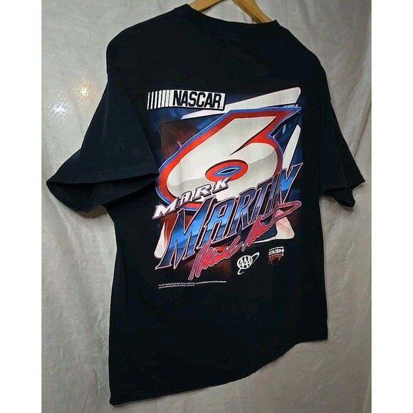 NASCAR Mark Martin #6 Tennessee River T-Shirt, Sz XL, Double Sided, Blue, Roush - Picture 5 of 8